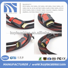 Plaqué or 1.3 / 1.4v Kabel HDMI Avec Nylon Cuivre complet 1.5m, 1.8m, 3m, 5m, 10m, 20m, 50m ..
